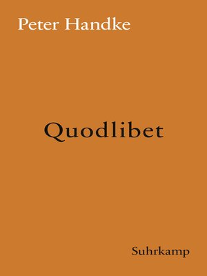 cover image of Quodlibet